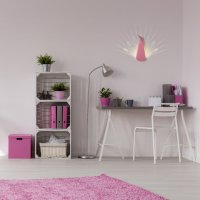 COMPAGNIE-Lampe-Paon-Rose-chambre-rose